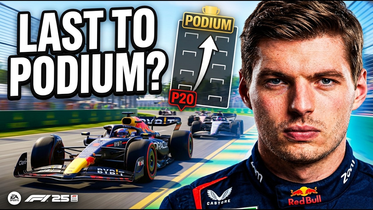 P20 to PODIUM?! Max Verstappen Last to First Challenge | F1 25  Full Pit Radio