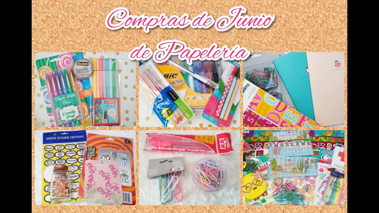 Compras de Papelería 3 (junio) Office Depot, Shasa, Prichos,Waldo's.