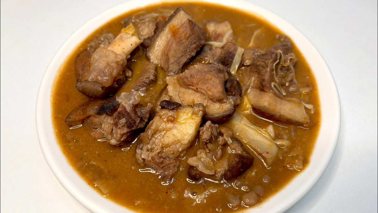 Local Pork with Naga Dal and Fermented Bamboo Shoots | Naga food