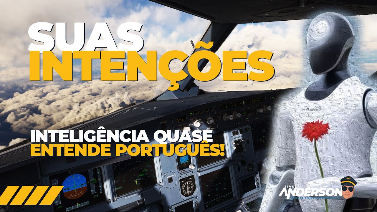 Inteligencia Artificial controlou meu Voo! SayIntentions é SENSACIONAL e 