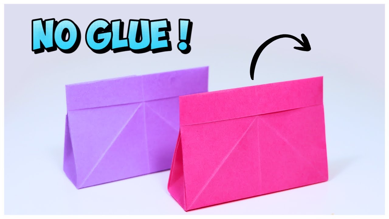 🌸 EASY DIY Origami Gift Bag | How to make a Paper Gift Box (No Glue!)