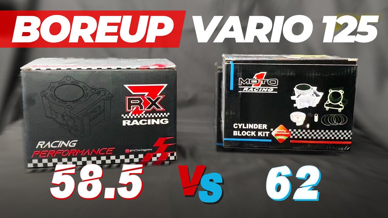 58.5mm vs 62mm | Mana Boreup yang TERBAIK buat Vario 125 BULUK lu?