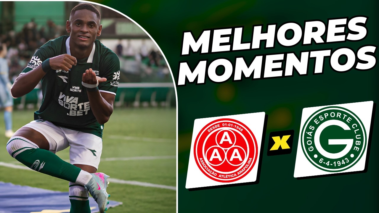 O VERDÃO VACILOU? ANAPOLINA 2X2 GOIÁS | GOIANÃO 2026 | GOLS MELHORES MOMENTOS! BASTIDORES DO GOIÁS