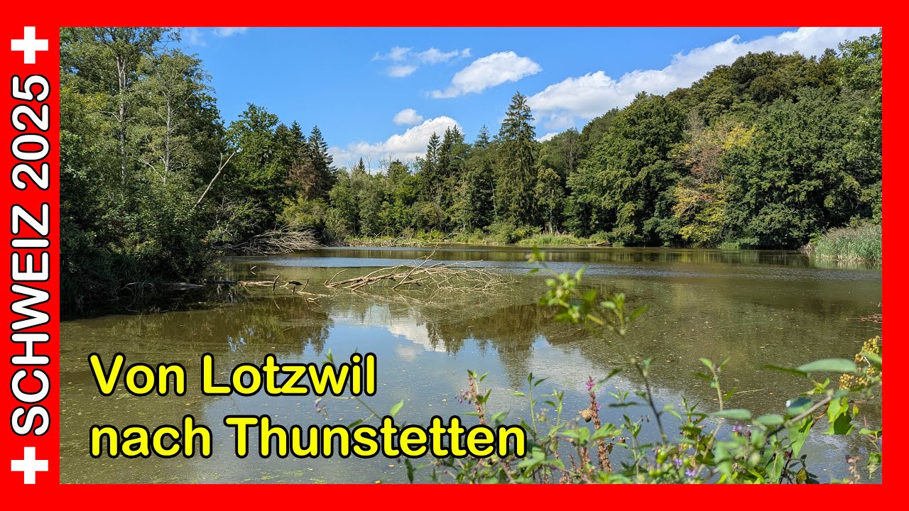 Schweiz 2025: Wanderung durch die Oberaargauer Landschaft von Lotzwil nach Thunstetten