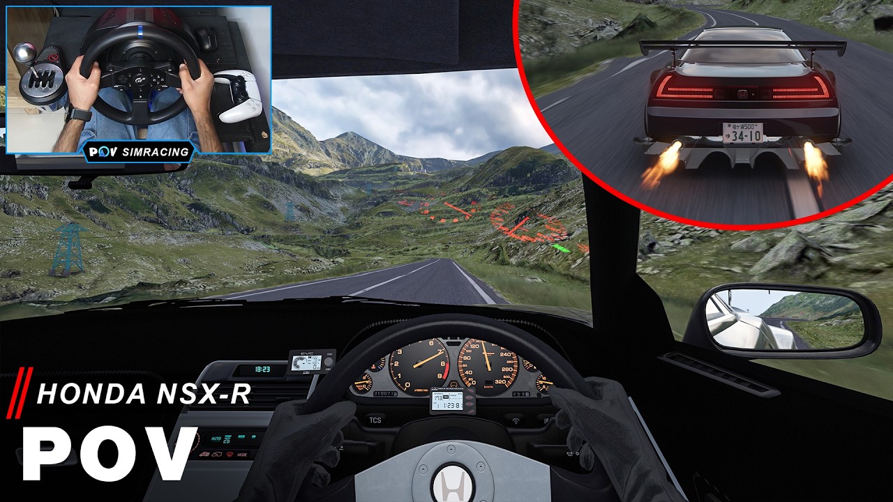 Honda NSX R POV on Transfagarasan | Assetto Corsa | Steering Wheel Gameplay | PS5 4k60