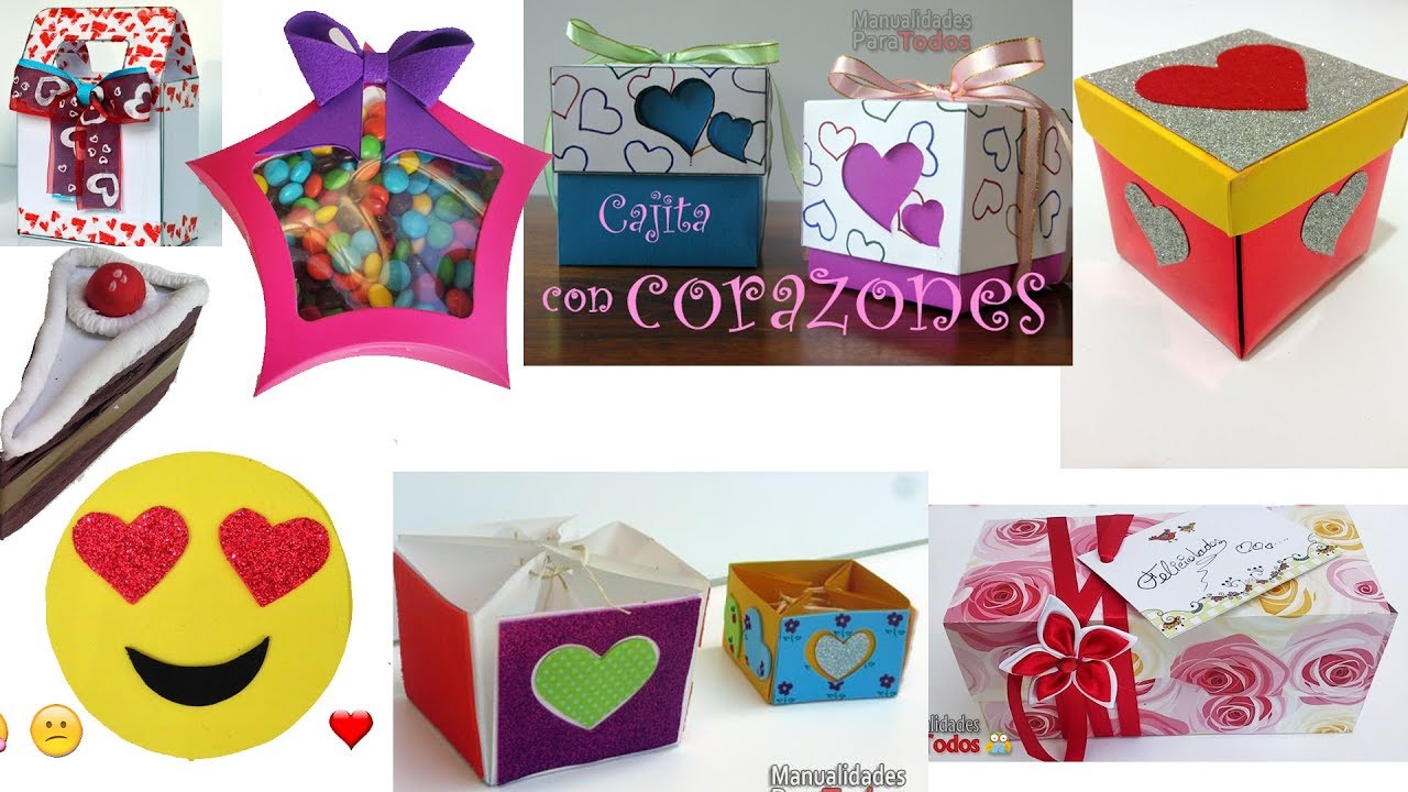 12 Cajitas para Regalo -  Manualidades Para regalar
