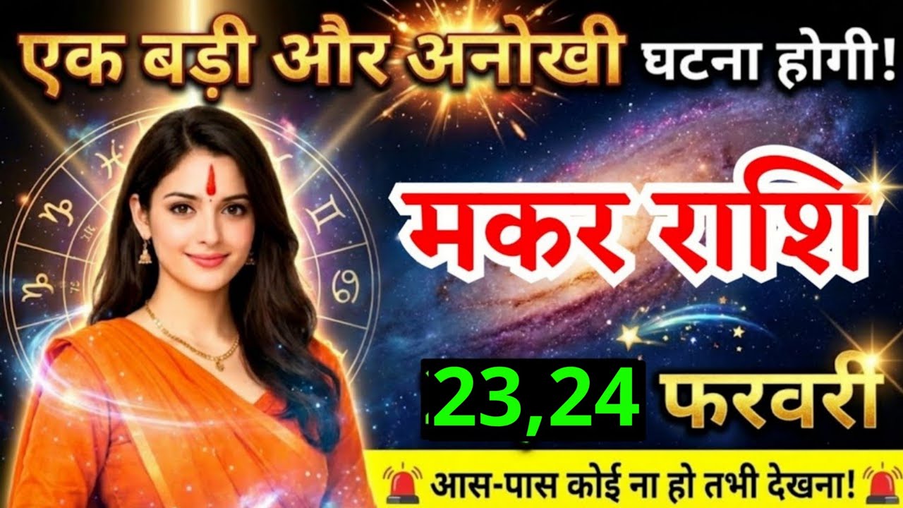 19, 20 फरवरी, मकर राशि वालों एक बड़ी और अनोखी घटना होगी, Makar Rashi