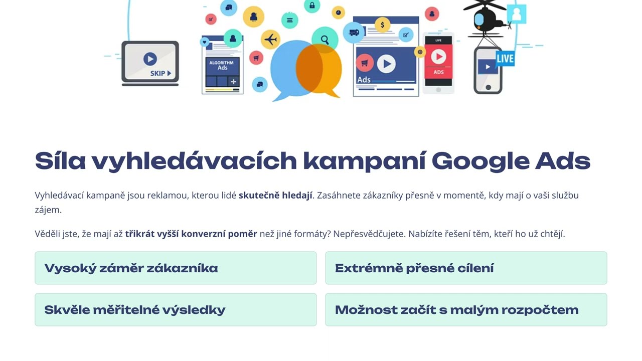 Jak nastavit vyhled&aacute;vac&iacute; kampaň v Google Ads: krok za krokem pro vy&scaron;&scaron;&iacute; zisk
