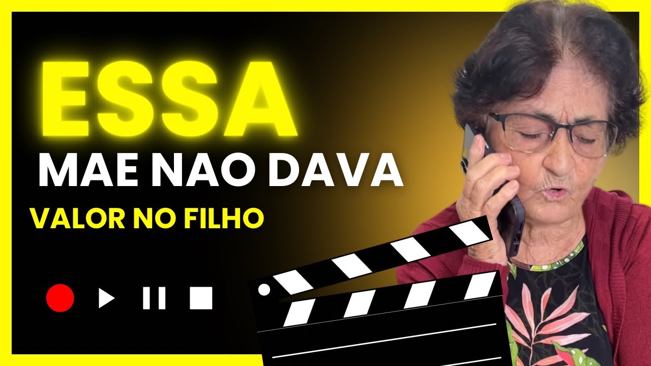 ele ajudava a mãe com tudo mas ela não dava valor nisso