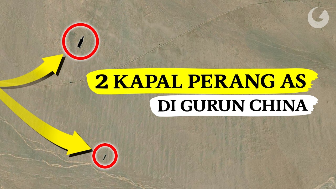 APA INI!? Kenapa Ada Kapal Perang Amerika di Gurun China?
