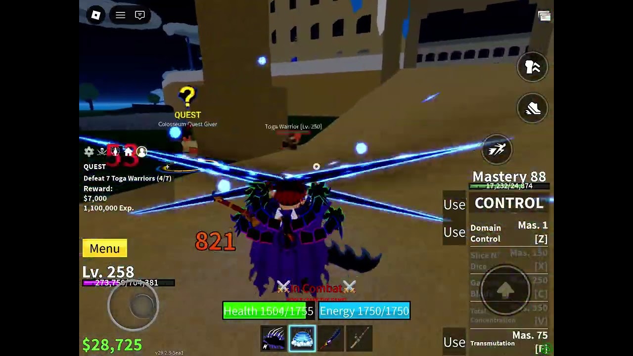 blox fruits gameplay
