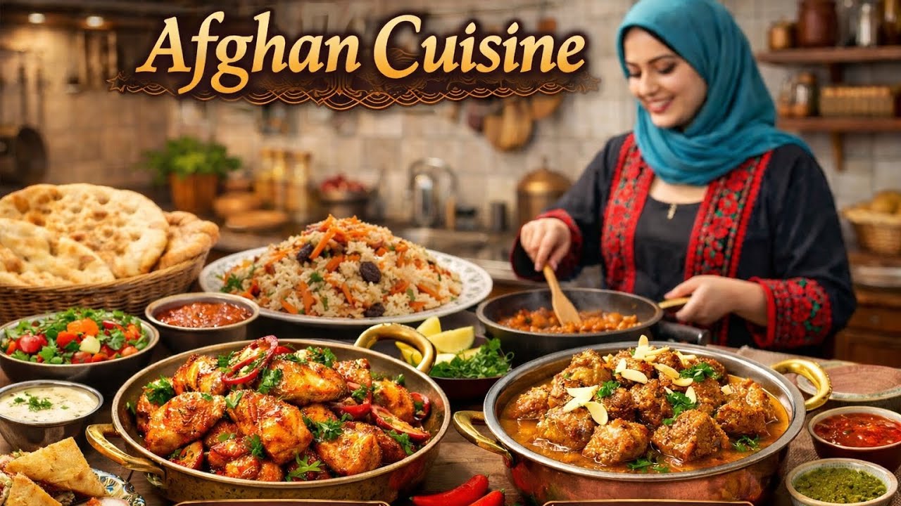Afghan Cuisine at Home | Crispy Fried Chicken & Delicious Lamb Korma!😋🇦🇫