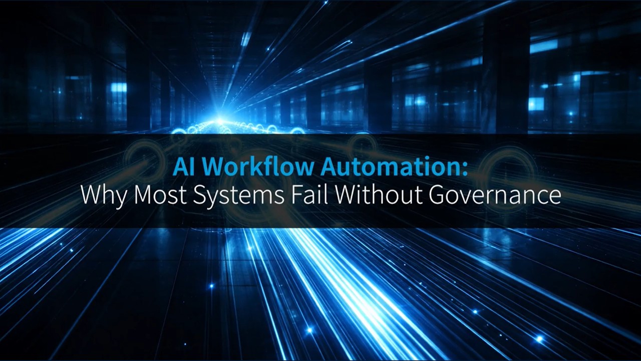Automation Alone Is Not Strategy | AI Governance for Real Workflow Performance