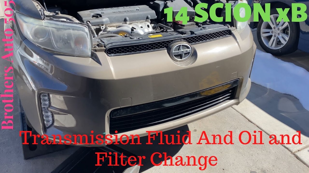 2014 Toyota Scion xB Transmission Fluid And Oil And Filter Change