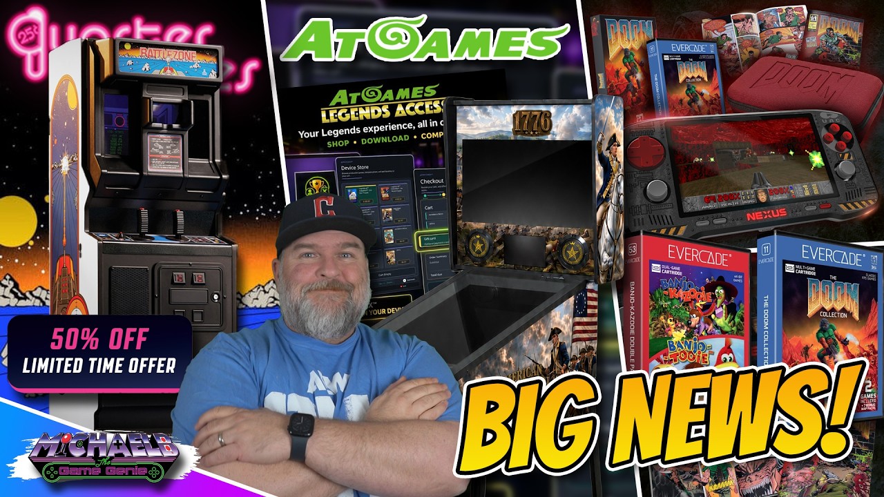 AtGames Legends Access, Evercade Nexus Doom Edition и Quarter Arcades Battlezone!