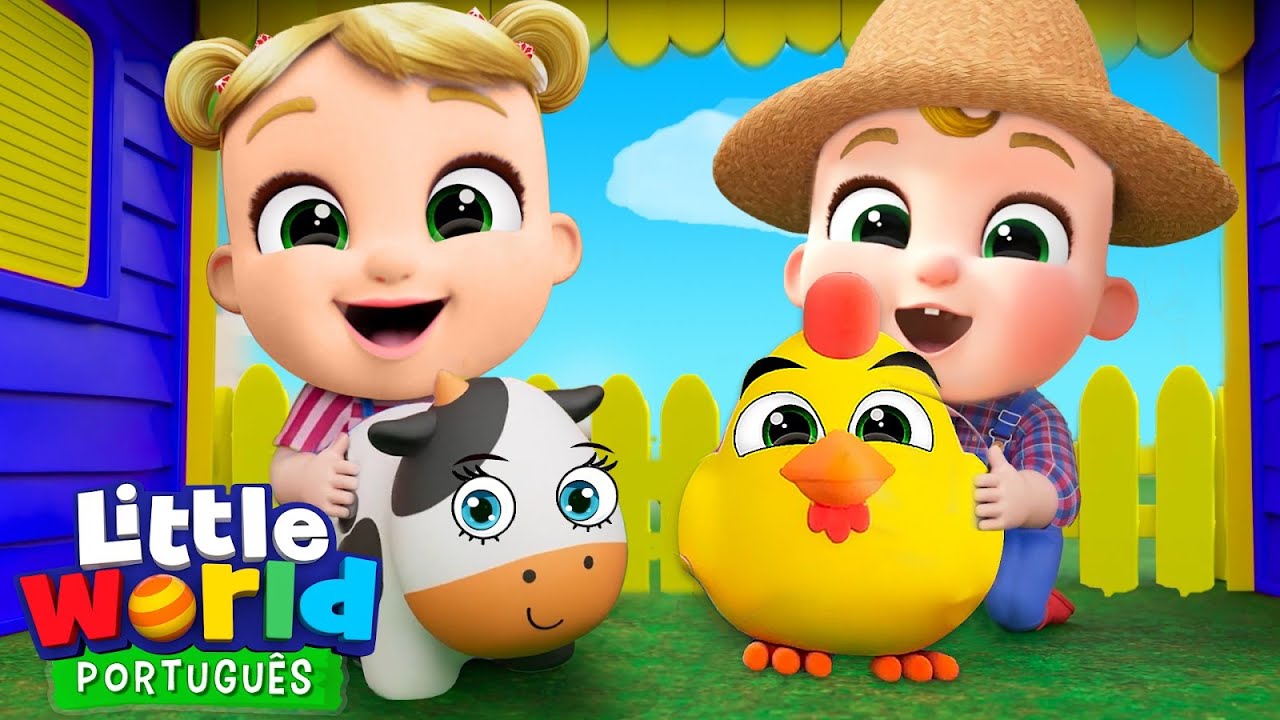 Seu McDonald tinha uma fazenda! | O Mundo de Nina e Nico - Little World Português