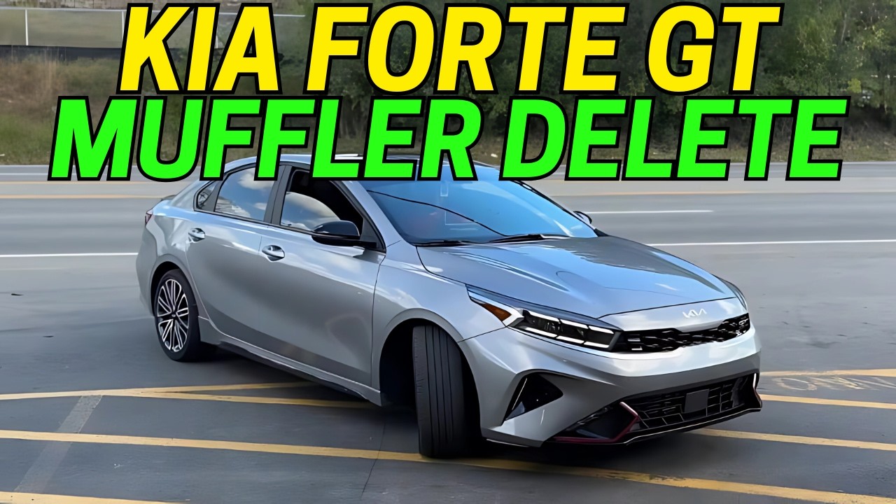 2023 Kia Forte GT Exhaust Sound w/ MUFFLER DELETE!