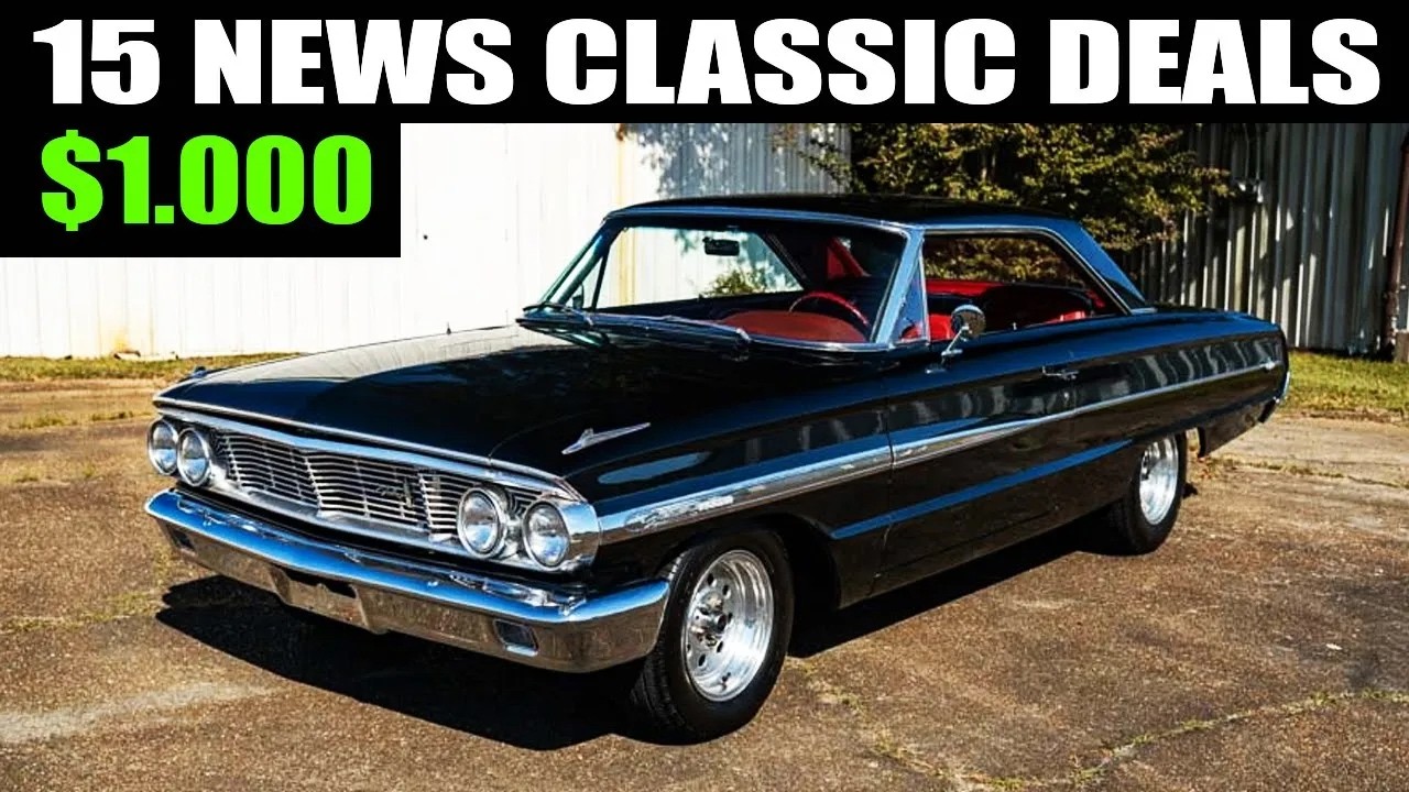 15 Cheap classic cars for sale by owner. Priced at $1,000 to $20,000