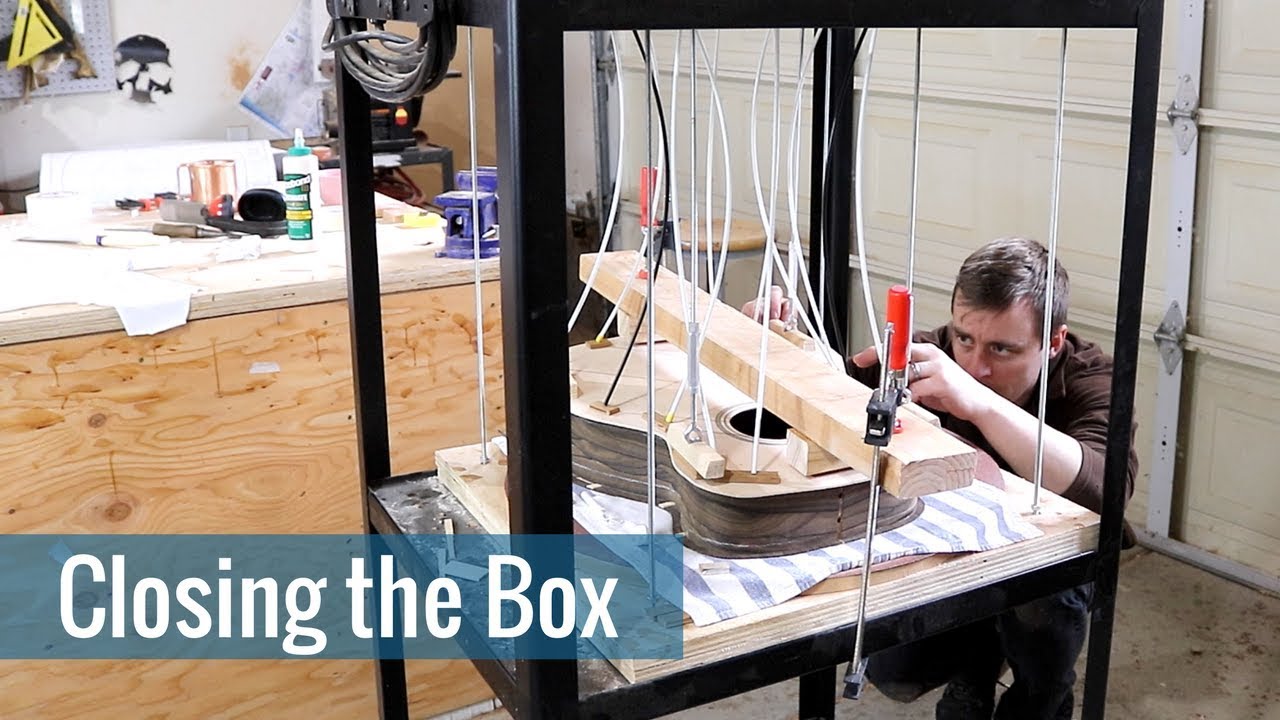 Closing the Box (Ep 17 - Acoustic Guitar Build)