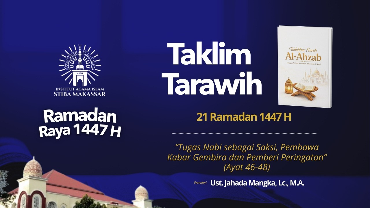📡 LIVE - TAKLIM TARAWIH 21 Ramadan 1447 H