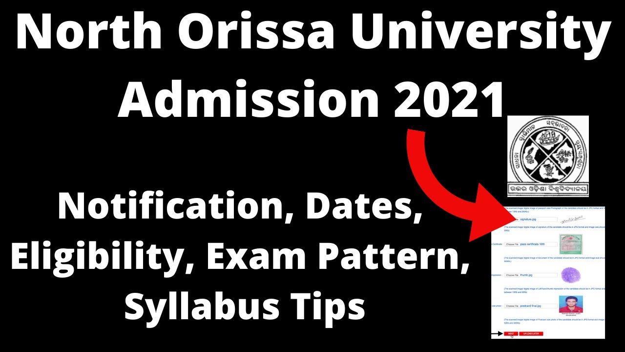 North Orissa University Admission 2021: Application, Pattern, Eligibility Criteria, Syllabus
