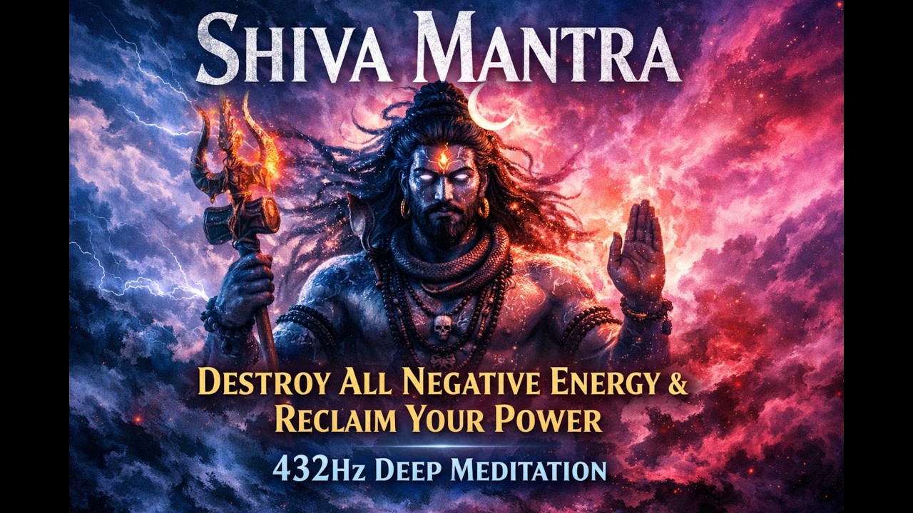 Shiva Mantra – Destroy All Negative Energy & Reclaim Your Power  432Hz Deep Meditation