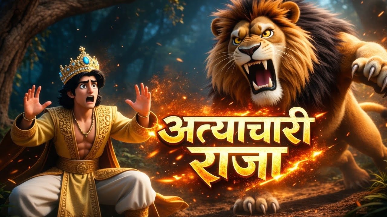 क्रूर राजा का भयानक अंत! 😱 अत्याचार ने ली जान? |  | Hindi Cartoon Story #RajaKiSiksha