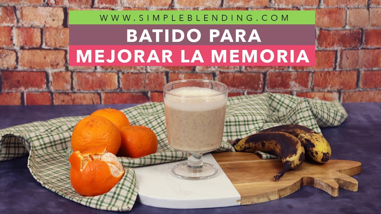 DELICIOSO BATIDO DE FRUTOS SECOS Y MANDARINA | Mejora tu memoria con este batido
