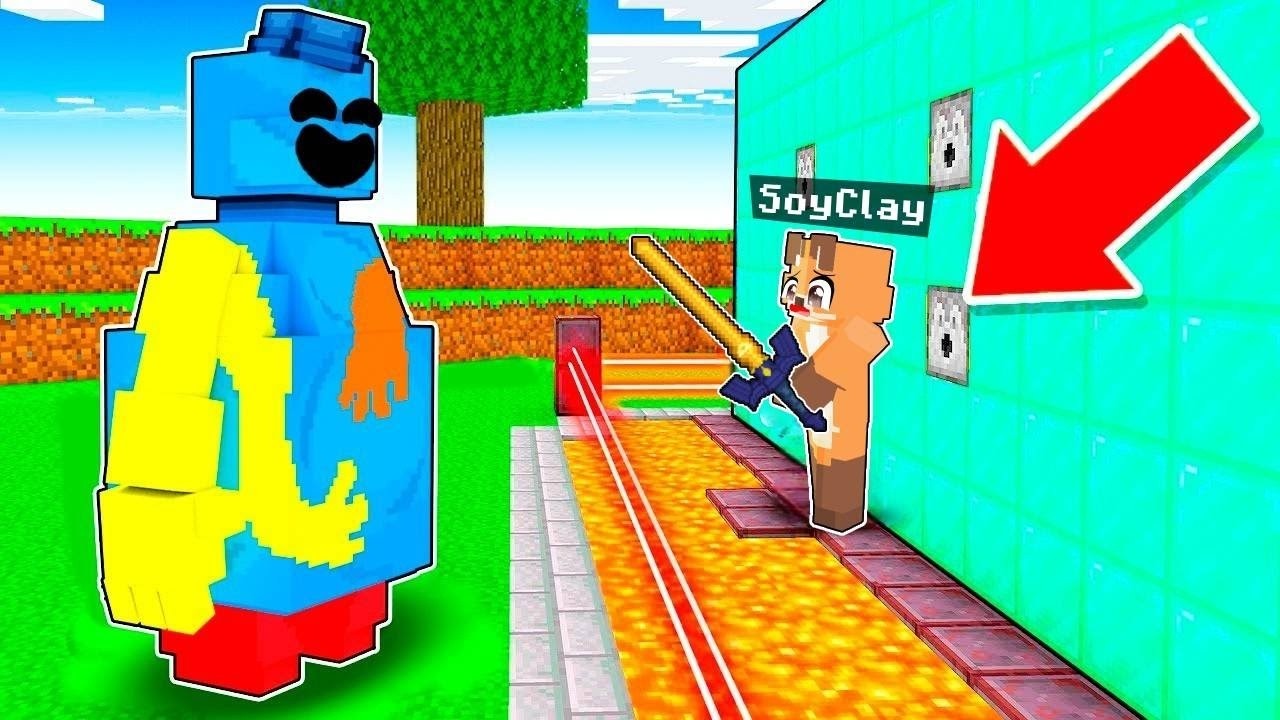 DOEY THE DOUGHMAN vs BASE SEGURA de Minecraft! Poppy Playtime 4 😱