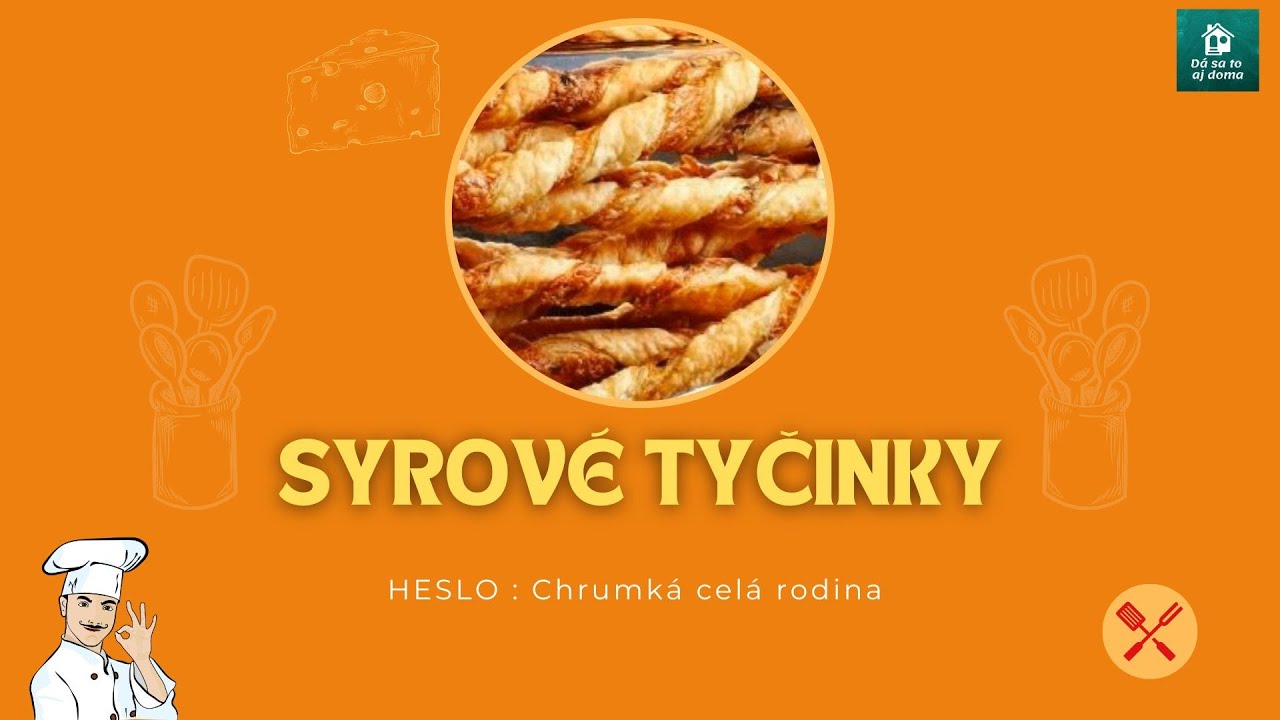 PARÁDNE CHRUMKANIE SYROVÝCH TYČINIEK PRI TELKE, KTORÉ SI ĽAHKO PRIPRAVÍŠ PODĽA NÁS. AHA !