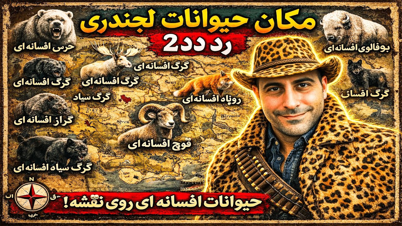 راهنمای قدم به قدم پیدا کردن رد پای حیوانات  لنجندری در بازی رد دد 2