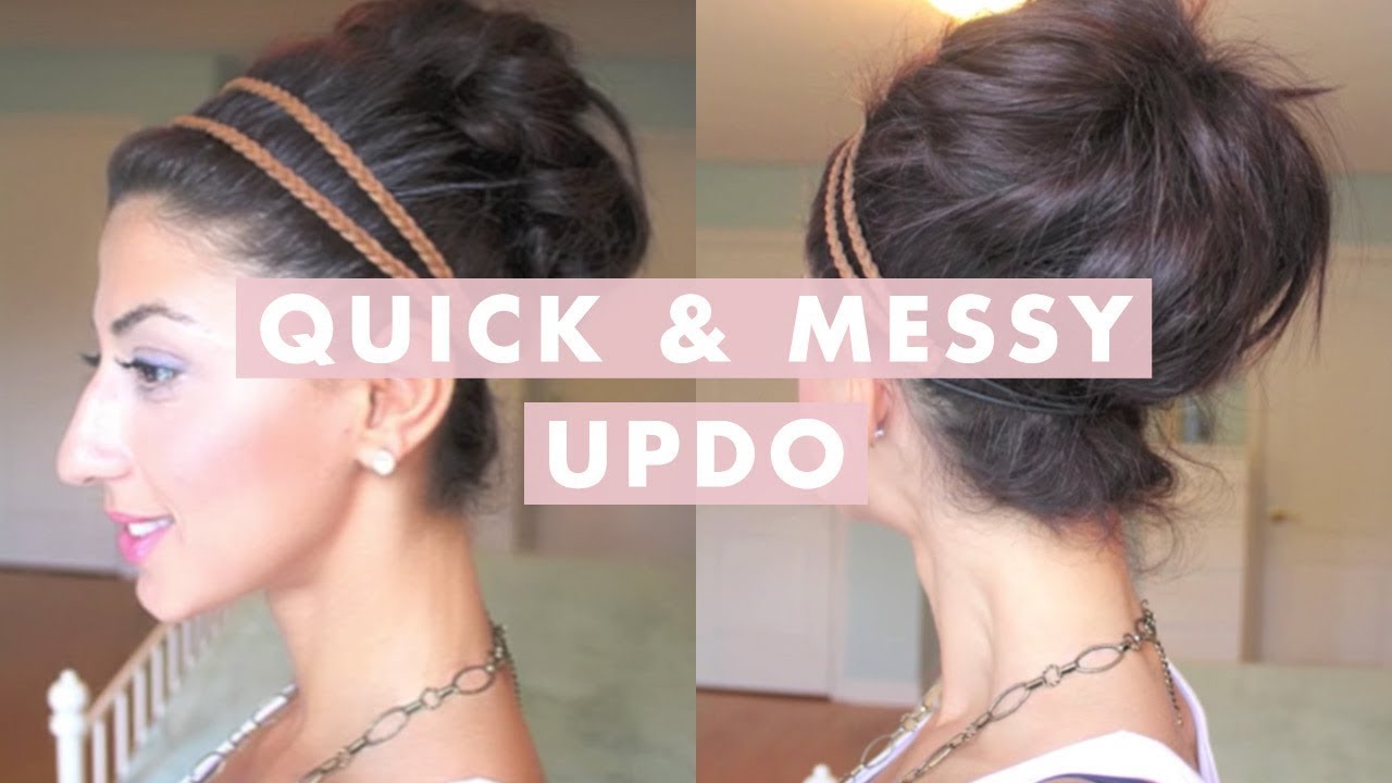 Quick & Messy Bun / Up-Do