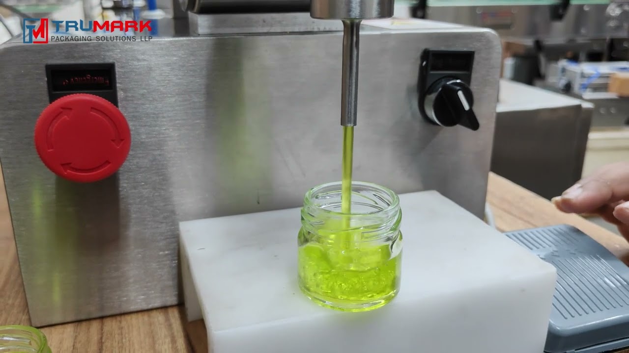 Semi Automatic Balm Filling Machine | Ointment & Herbal Balm Filler