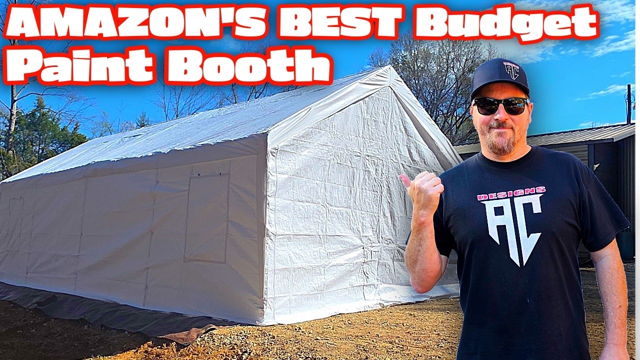 We Bought (Amazon's Most Affordable) /BEST Temporary Full-size Paint Booth