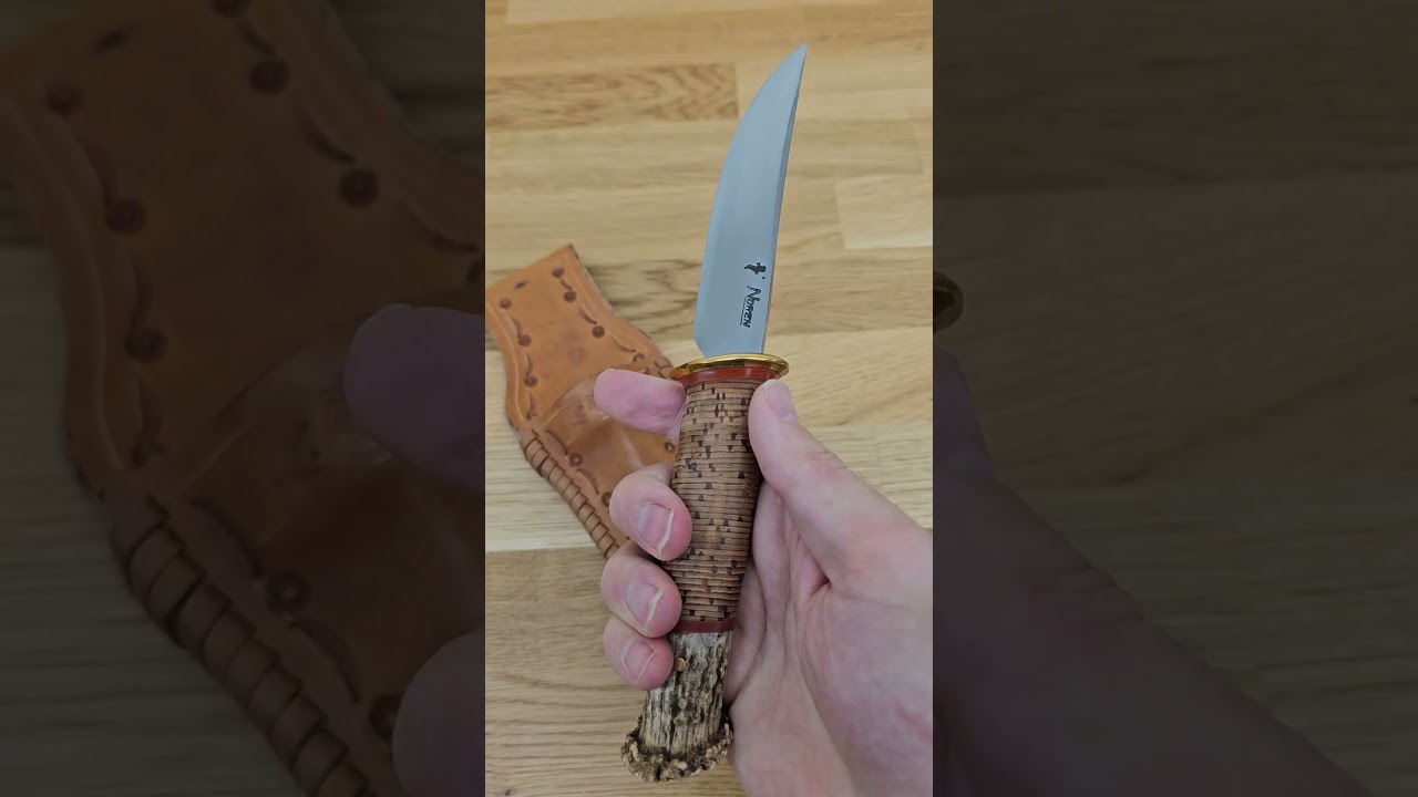Scagel Hunter with Birch Bark and Stag by Mastersmith Doug Noren
