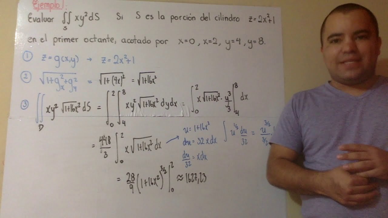 Integrales de superficie con superficies sin parametrizar