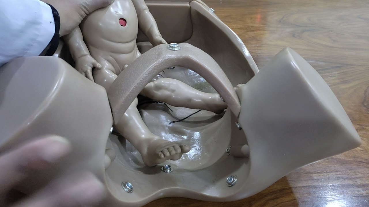 BREECH VAGINAL DELIVERY demonstration on Dummy all steps made easy