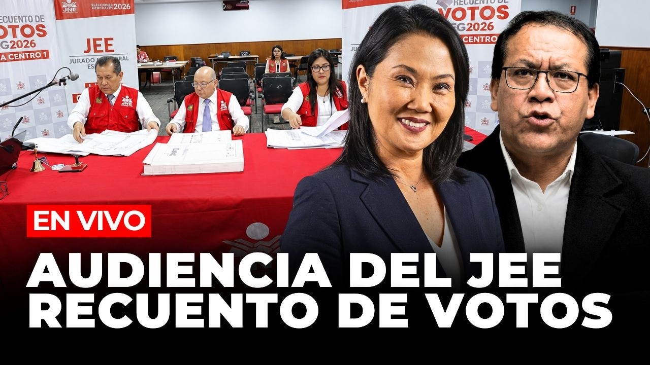 🔴 EN VIVO: RECUENTO DE VOTOS DEL JEE | RESULTADOS SEGUNDA VUELTA 2026 | 23 DE JUNIO | El Comercio