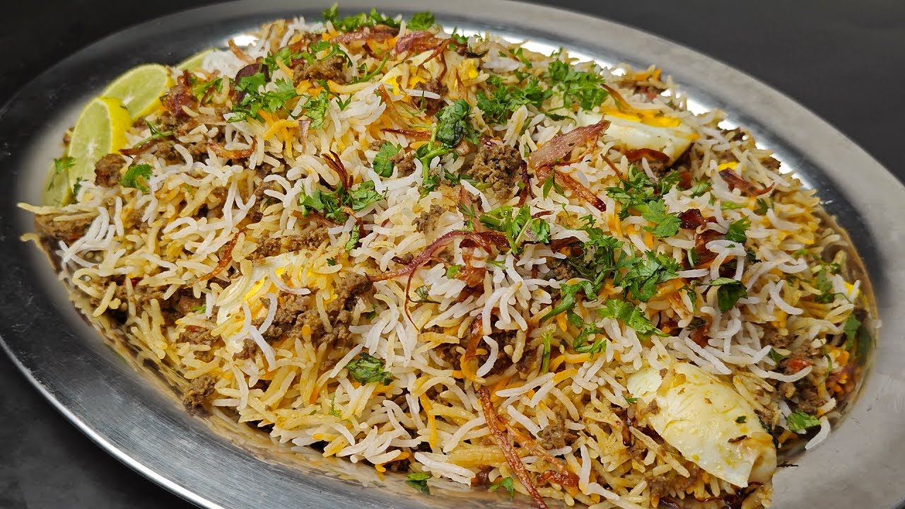 Hyderabadi Keema Biryani | Minced Meat Biryani Recipe | कीमा बिरयानी रेसिपी