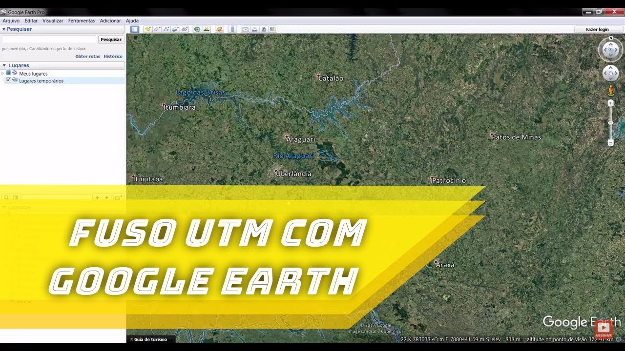 Identificando o fuso UTM da sua área com Google Earth