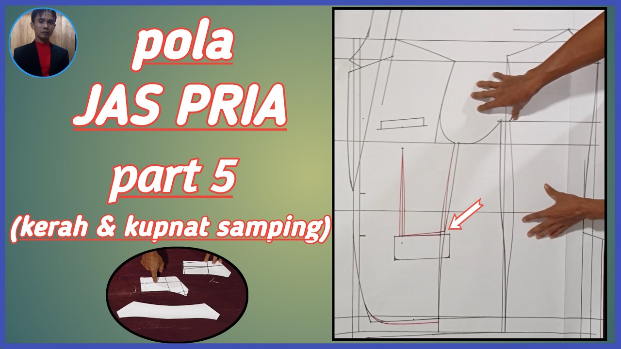Cara membuat pola jas bagi pemula - part 5
