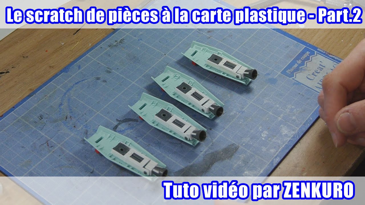 Tutoriel : Les bases du scratch / custom à la carte plastique - 2ème partie