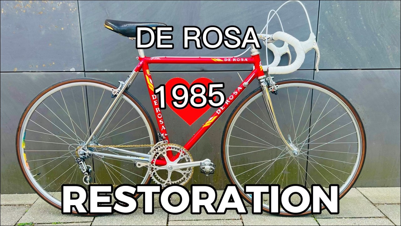 Vintage De Rosa Professional 1985 Road Bike Restoration | Full Campagnolo Build