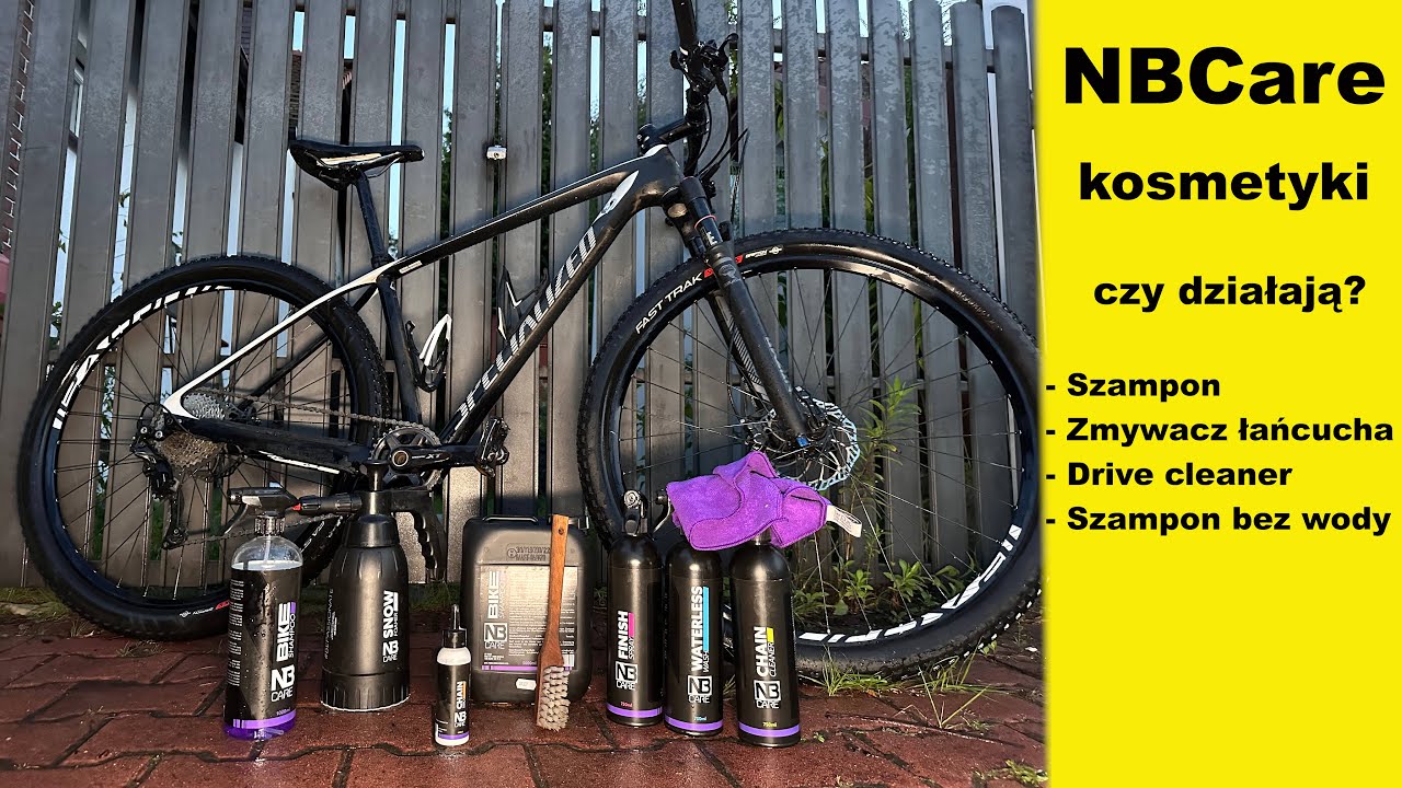 Kosmetyki rowerowe NB Care - mały test -  wosk, szampon, dry cleaner
