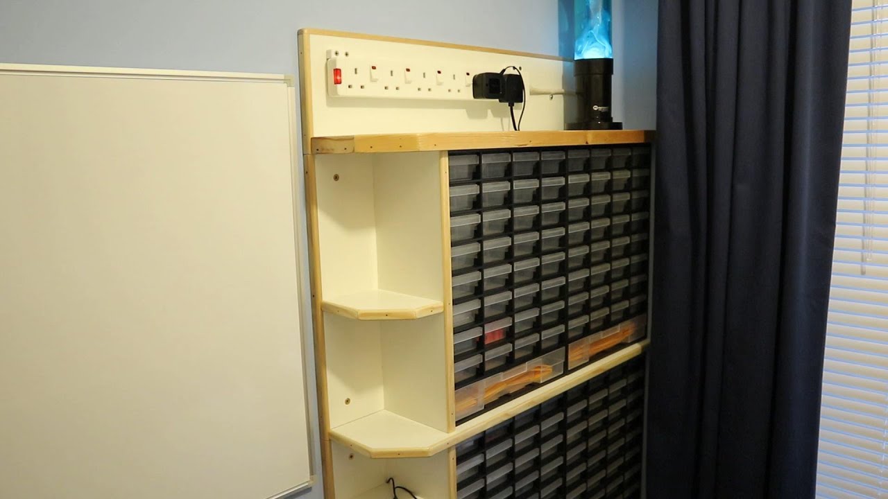 Component Storage Shelves - Project Room Update