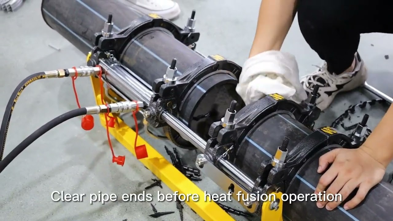 HDPE pipe butt fusion welding machine from WELPING