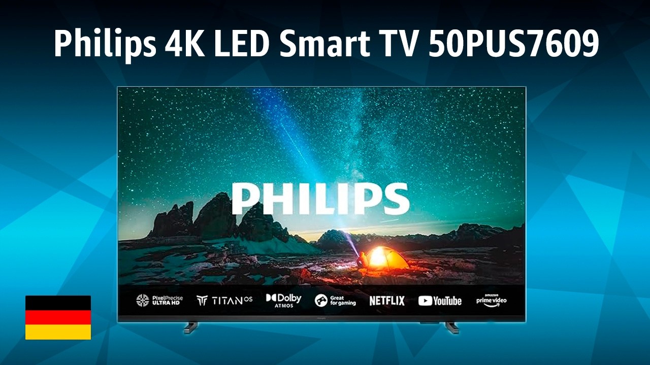 Fernseher Philips 4K LED Smart TV 50PUS7609 | TEST | Deutsch