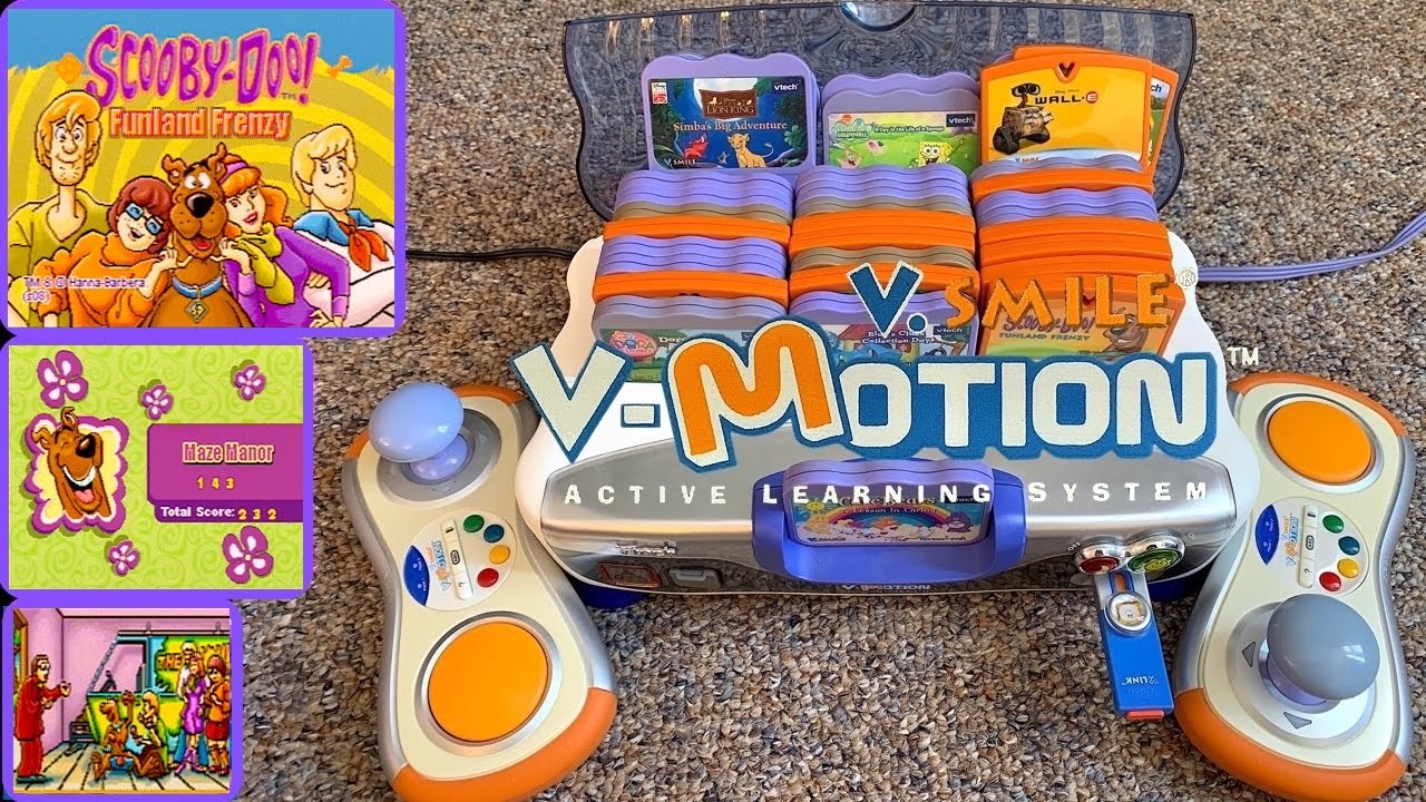 Scooby-Doo! Funland Frenzy on V.Smile by VTech a 2000s Edutainment Game Console
