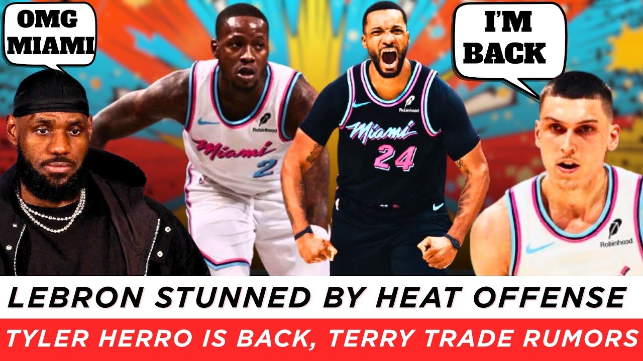 LeBron STUNNED by Miami Heat’s Offense! Tyler Herro RETURNS & Rozier On The TRADE BLOCK! 