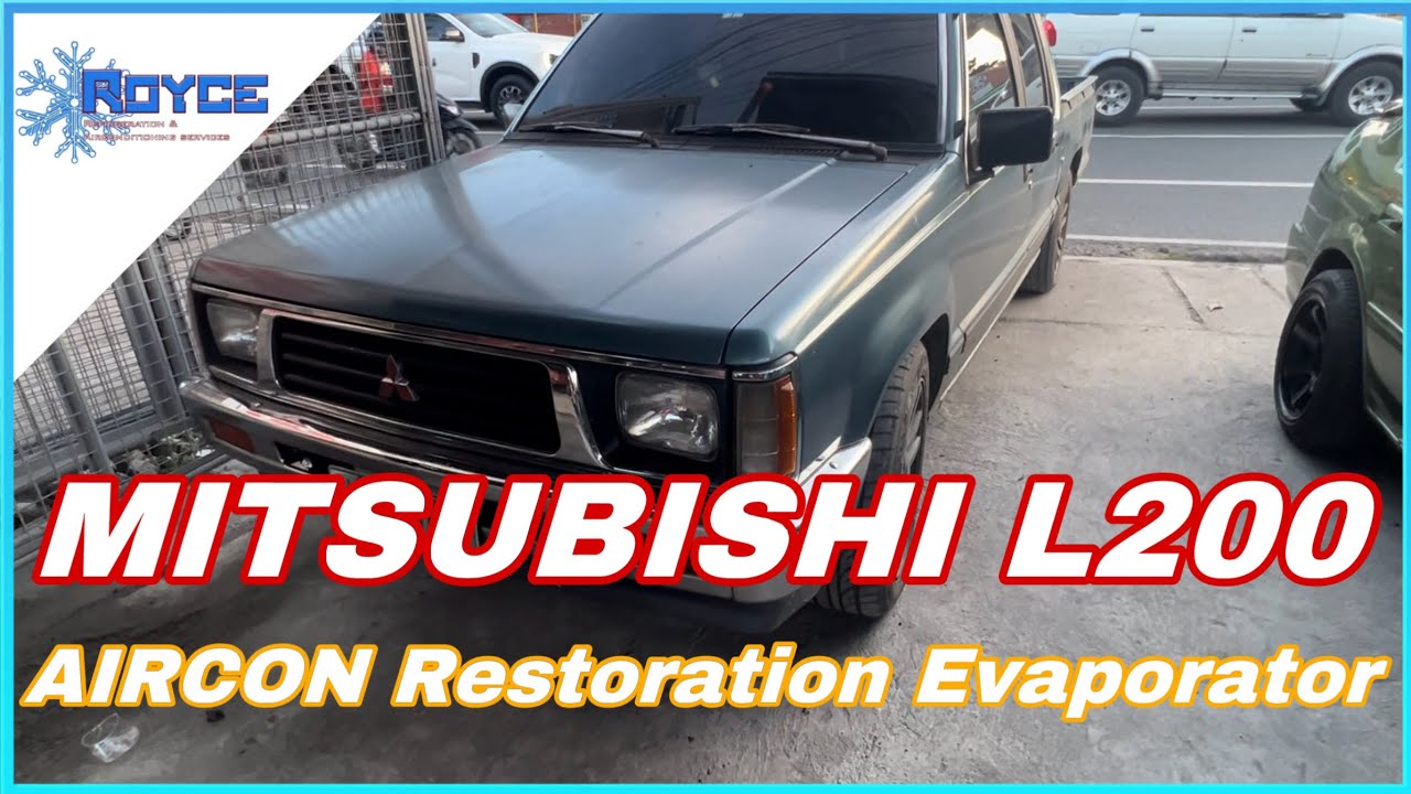 MITSUBISHI L200: AIRCON RESTORATION EVAPORATOR | ROCKY ROYCE